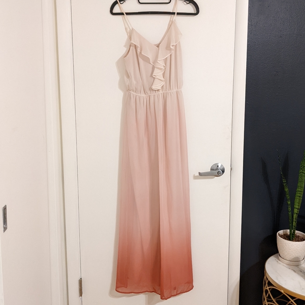 Ombre maxi dress